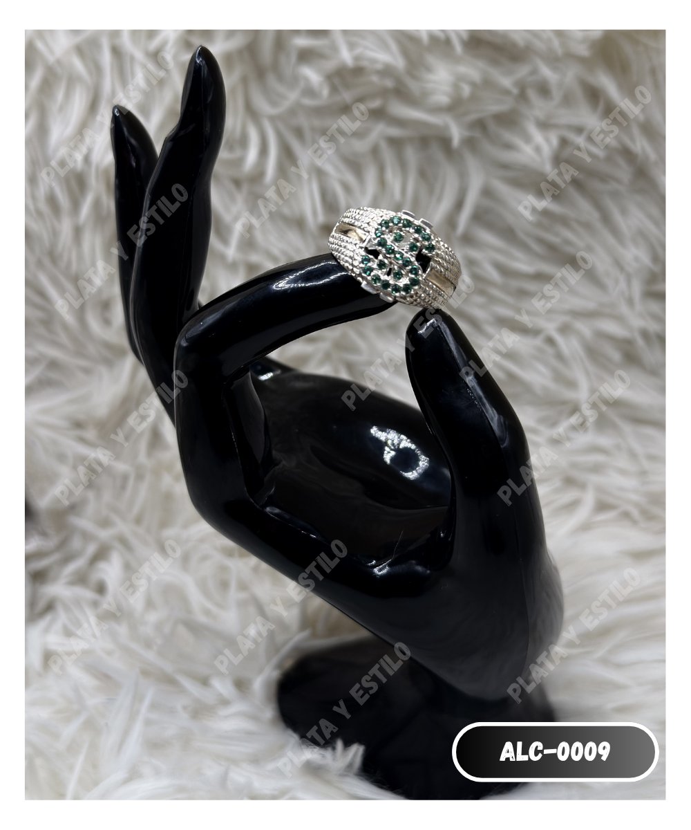 Anillo con Lámina de Oro para Caballero Modelo 0009