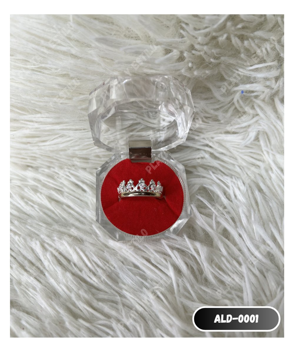 Anillo con Lámina de Oro para Dama Modelo 0001