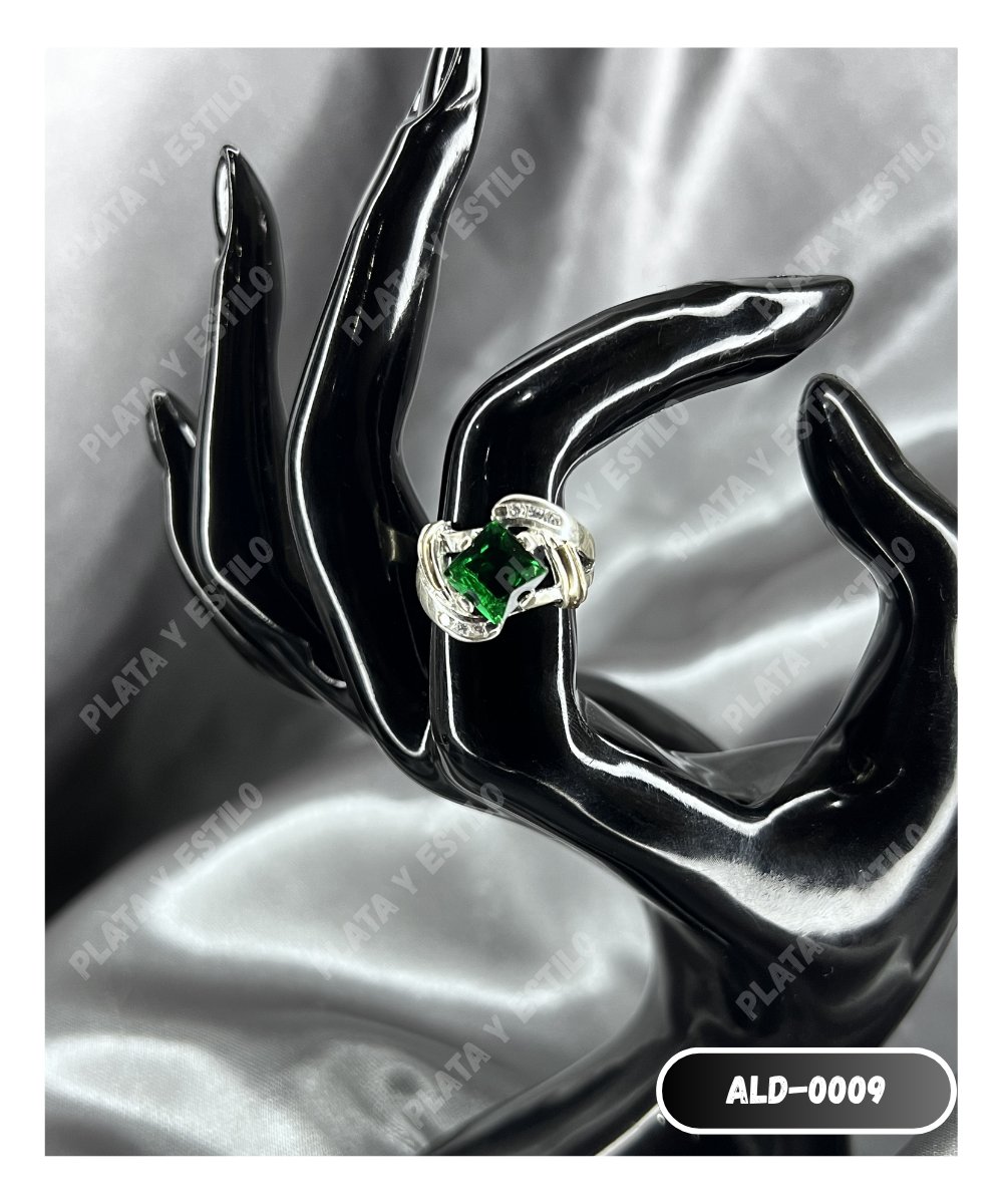 Anillo con Lámina de Oro para Dama Modelo 0009