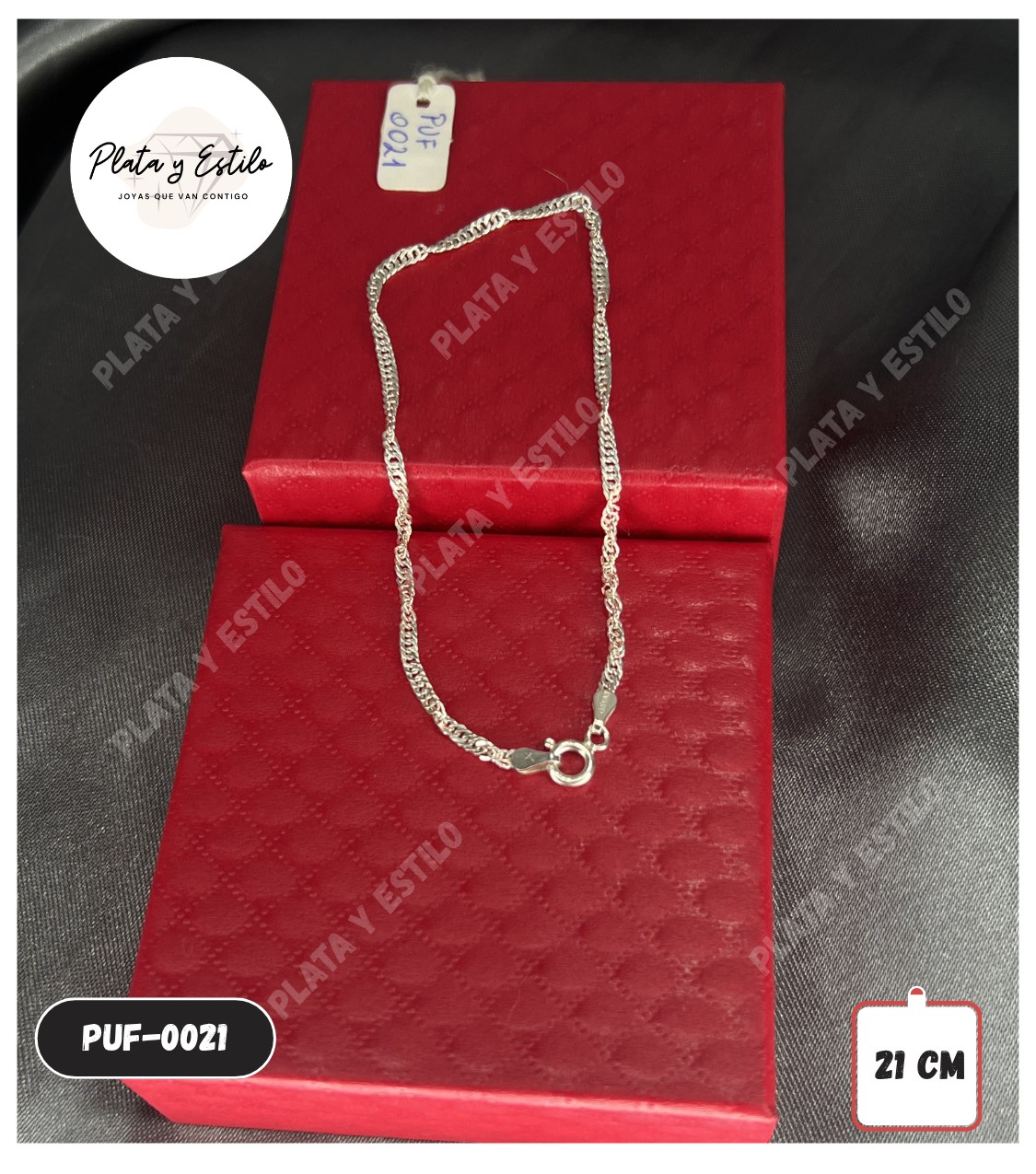 Pulsera Doble tejido lazo