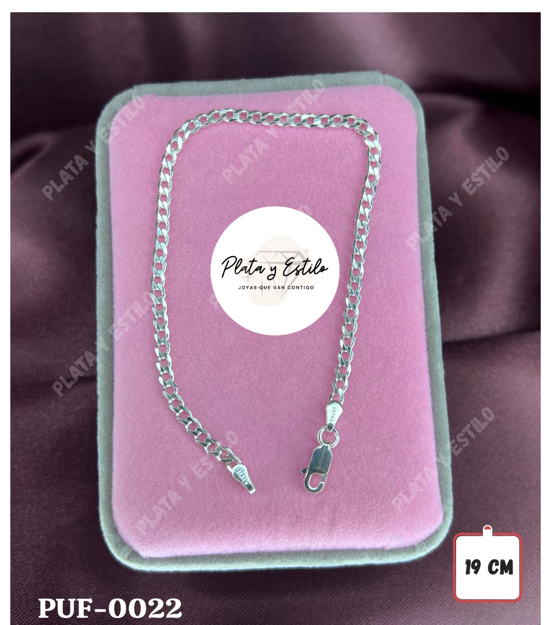 Pulsera Grumet abierta