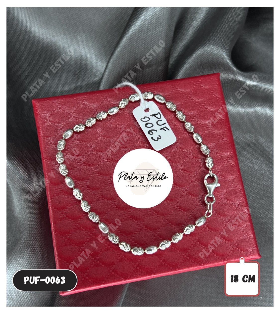 Pulsera Balines ovalados