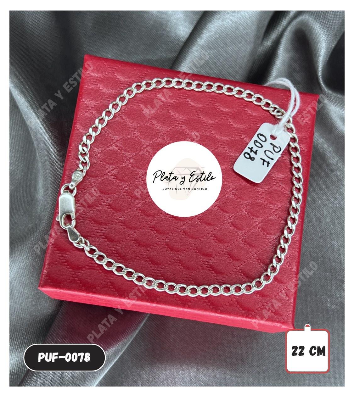 Pulsera Grumet abierta