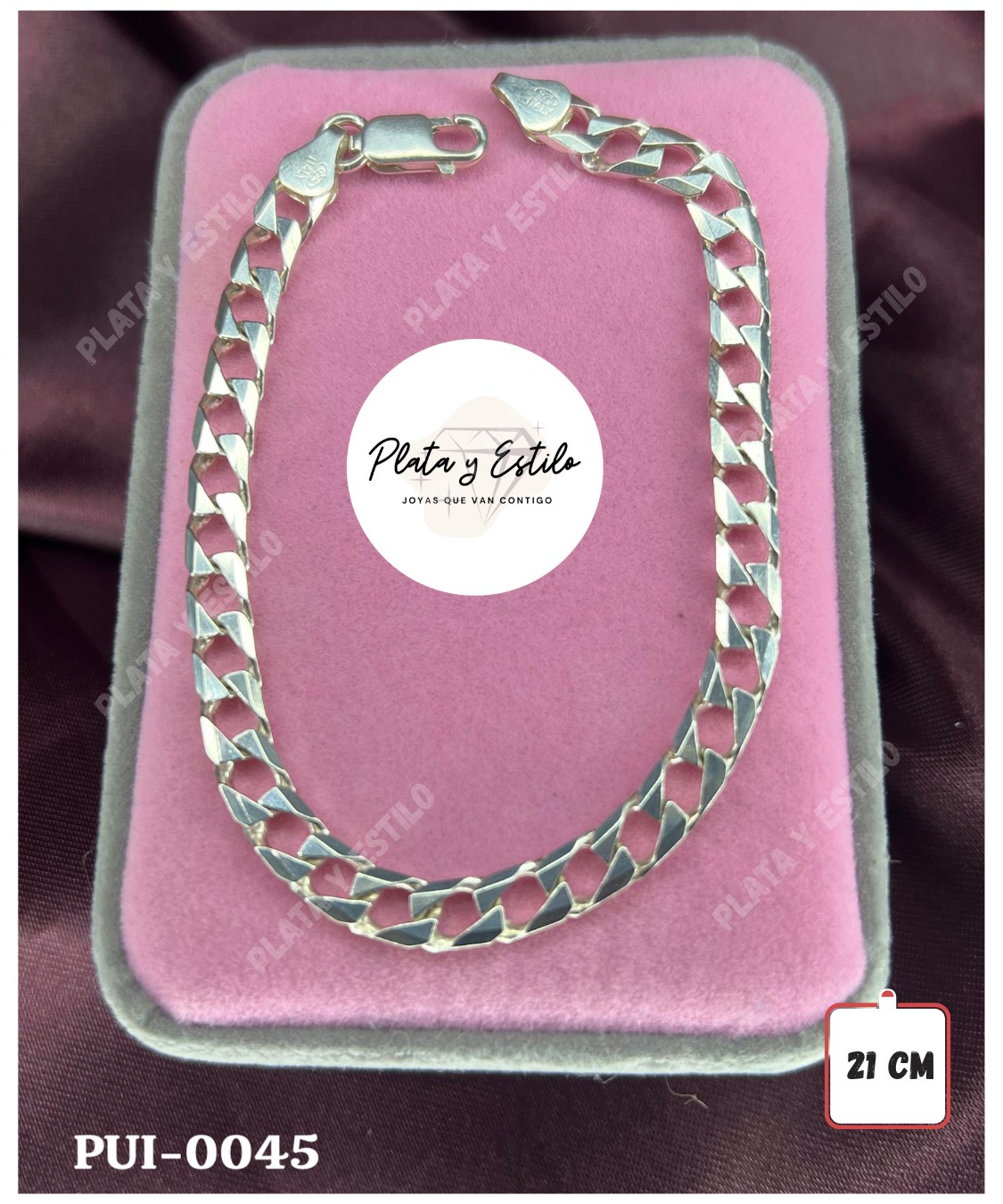 Pulsera Lomo cuadrada