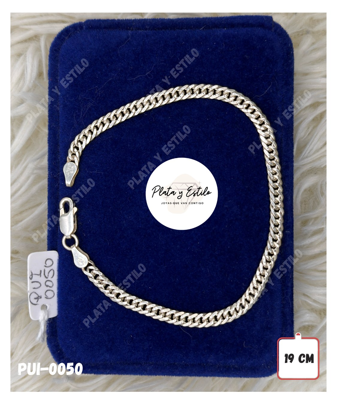 Pulsera Doble Tejido Diamantado