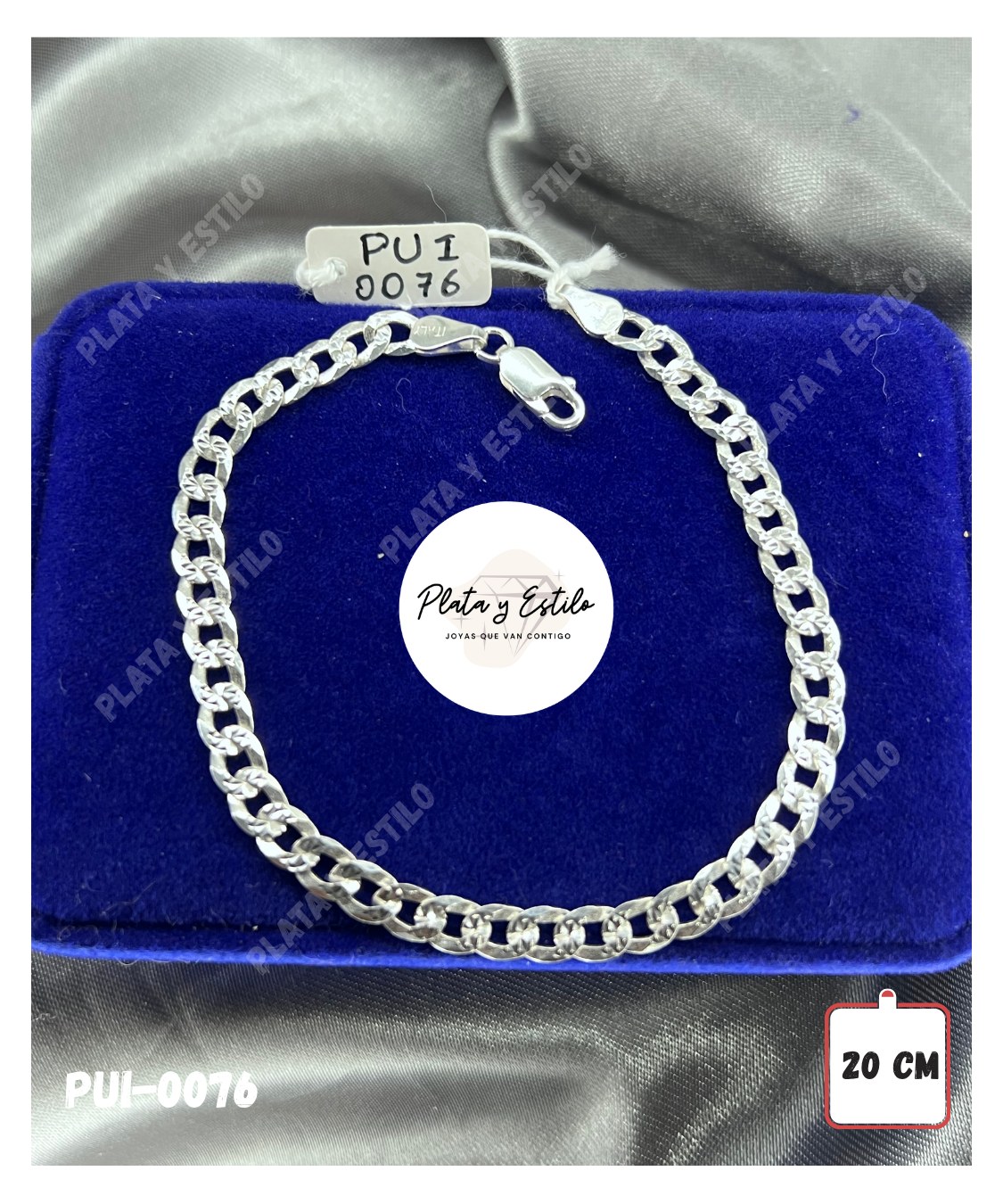 Pulsera Lomo diamantada